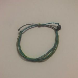 Green and blue Pura Vida bracelet
